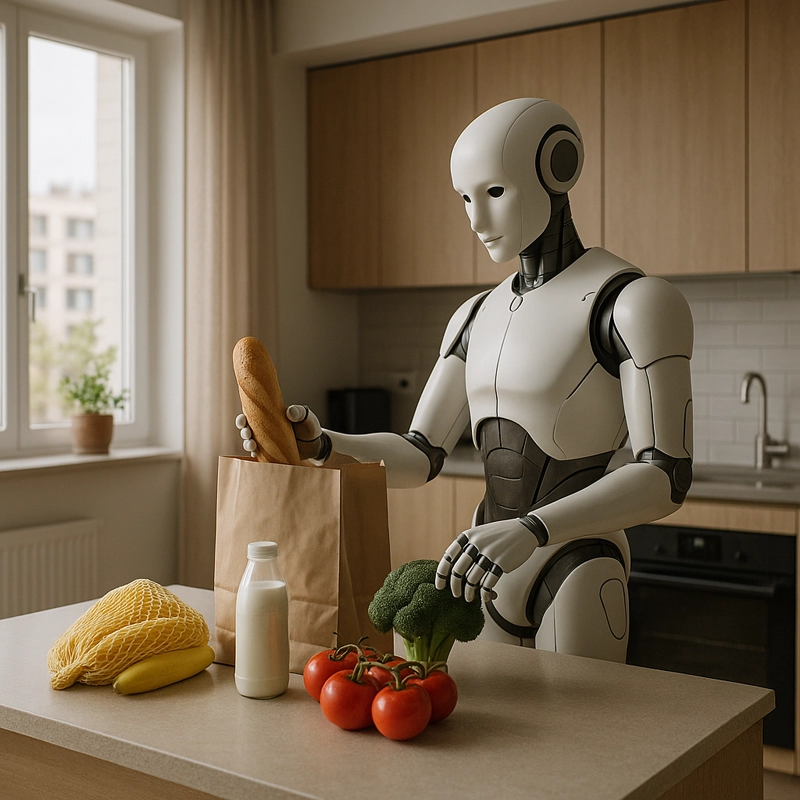 Advanced AI domestic robot technology - Humanoid robots showcase